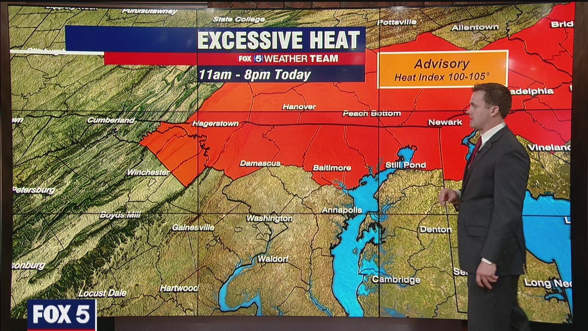 FOX 5 Weather forecast for Tuesday, July 6